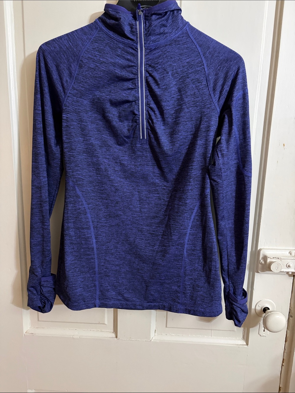 Kirkland Signature Women's Royal Blue Quarter-Zip Hoodie